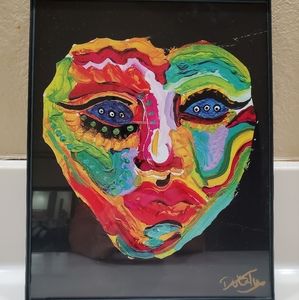 Signed and framed print of original art by Dakota Troy 8x10
